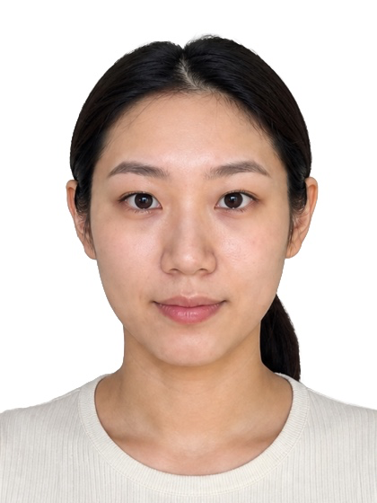 China visa result of a young woman with a ponytail